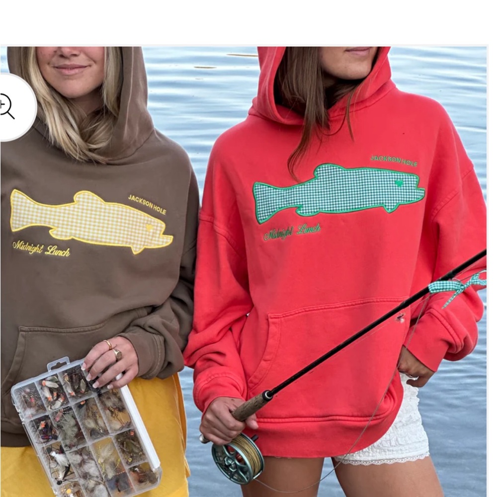 ISO MIDNIGHT LUNCH TROUT HOODIE